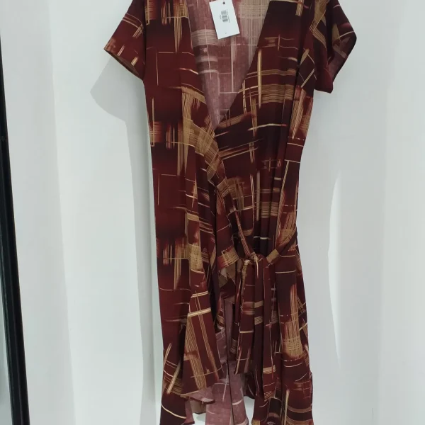 Symphony Midi Wrap Dress