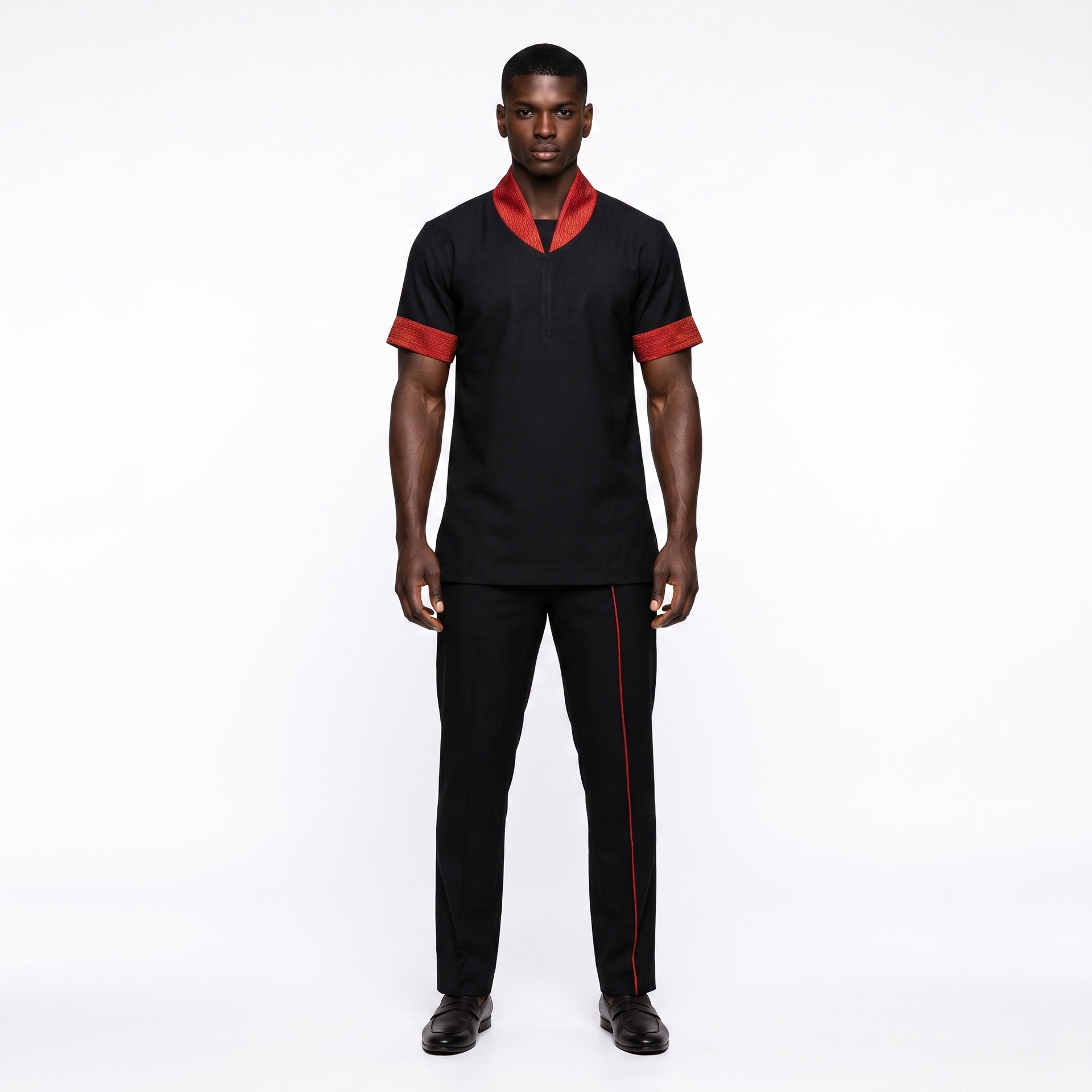 Premium Male Red and Black