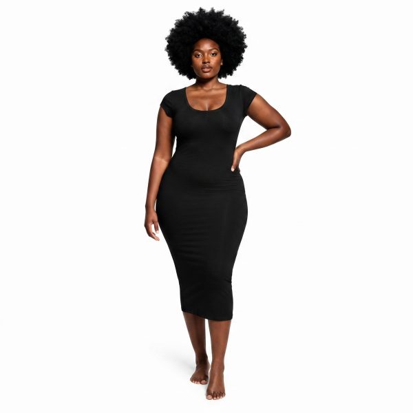 Vivo Basic Cap Sleeved Leila Dress