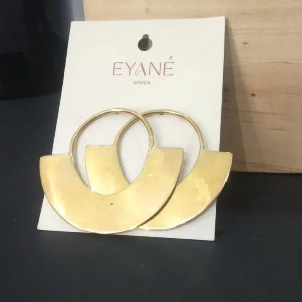 Kapu Brass Earrings - Pure Brass