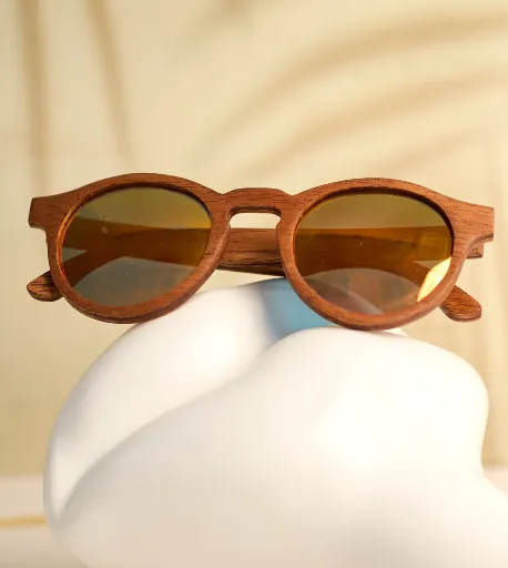 Safari Sunglasses- Mahogany Wood