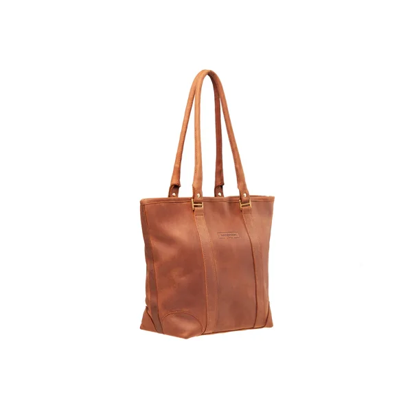 SandStorm Pull-up Leather Everlyne Tote Bags (Color; Tan