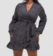 Starry Night Wrap Dress