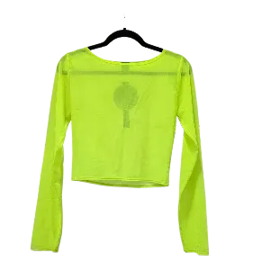 Zoya Vasha Long sleeve Mesh Tops (Neon Green)