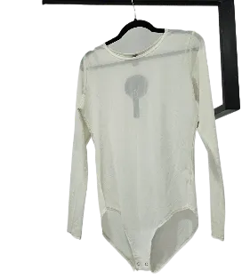 Zoya Vasha Long sleeve Mesh Tops (White)