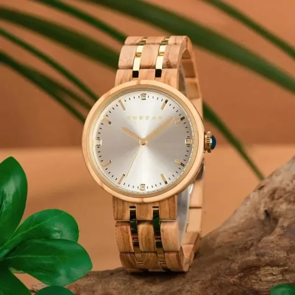 Natural Olivewood & Stainless