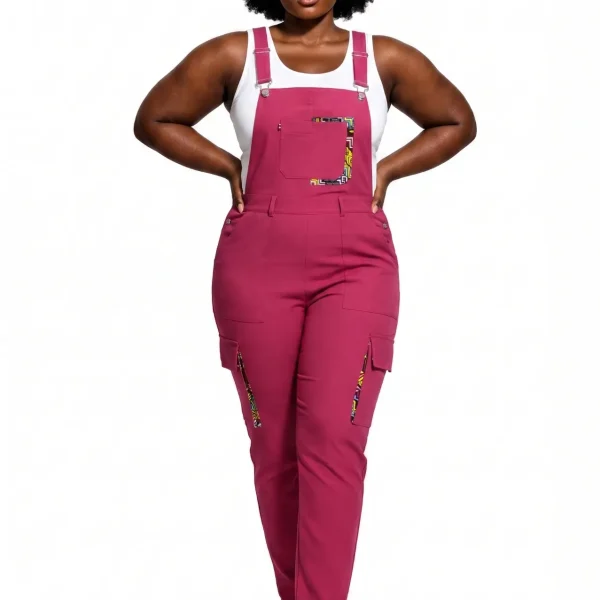 Burgundy Pants Dungaree