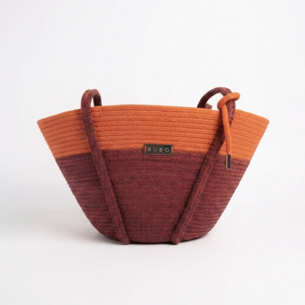 Manu Orange and Multicolor Red