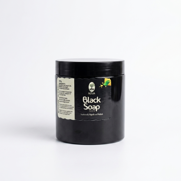 Nzua black soap paste 500g