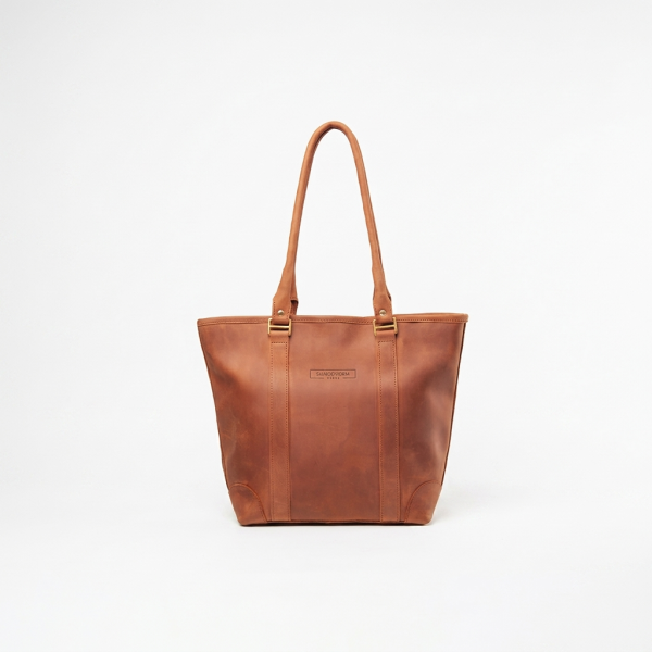 SandStorm Pull-up Leather Everlyne Tote Bags