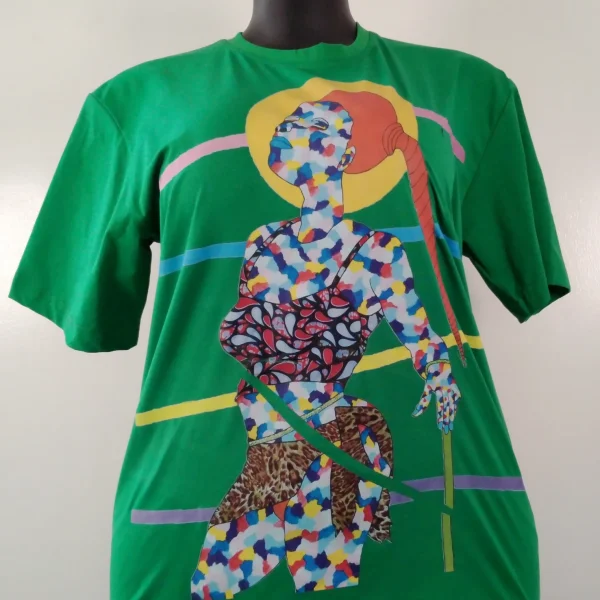 art green shirt