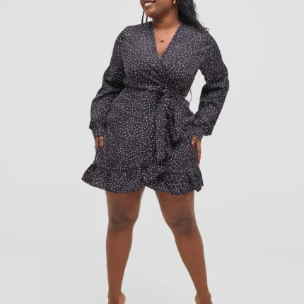 Eyane Starry Night Wrap Dress