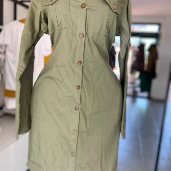 Chinos lulu dress-green