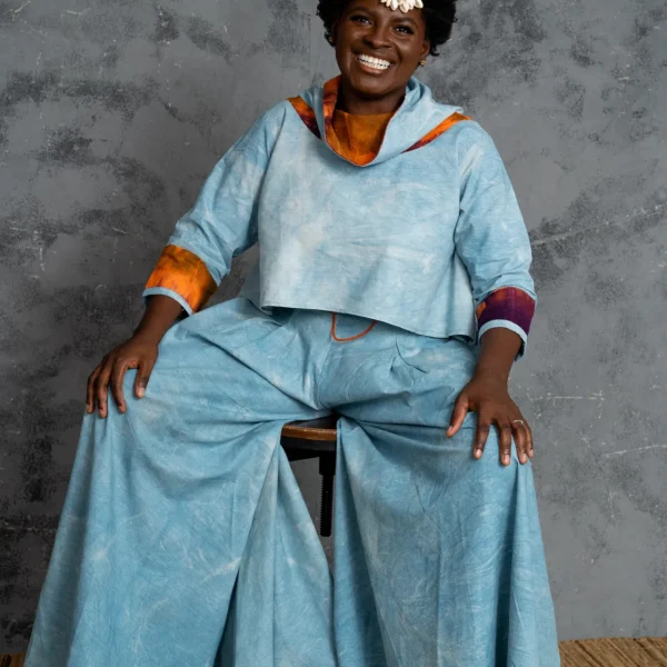 Thabi Indigo Palazo Pants