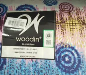Woodin Metalic Wax Print