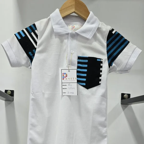 Kids Polo T-shirts white