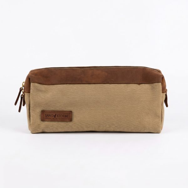 SandStorm Canvas Weekend Wash Bags