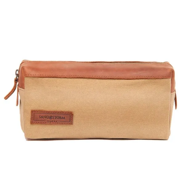 SandStorm Canvas Weekend Wash Bags (Color; Black)