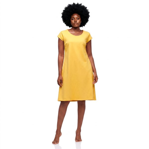 Vivo Chalbi Cap Sleeve A-Line Dress