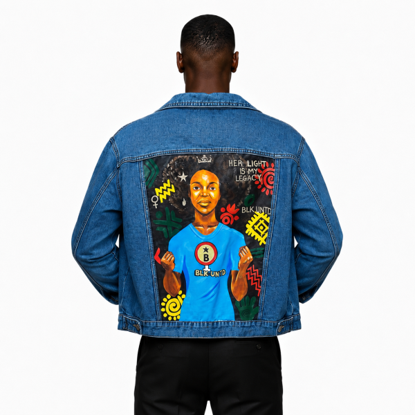 BLKSTAR UNT Black Woman Artist Denim Jacket
